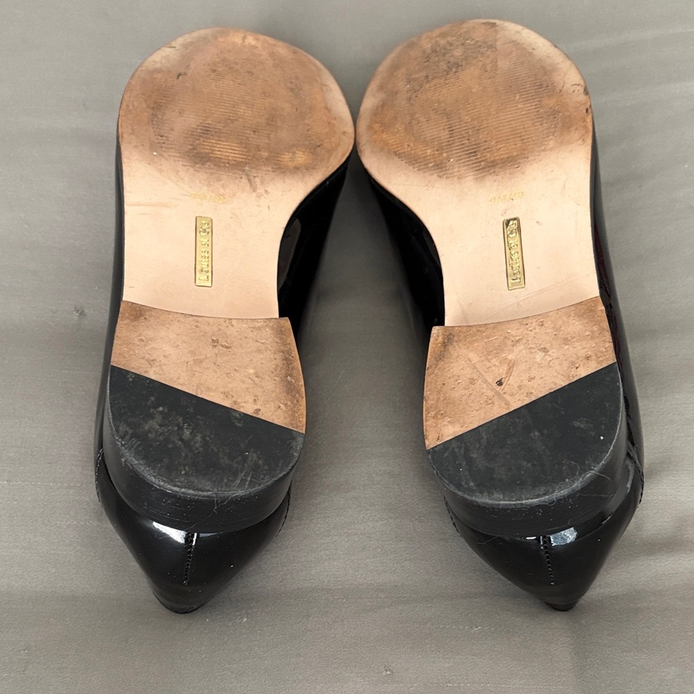 Louise et Cie Black Patent Loafers - Picture 5 of 13